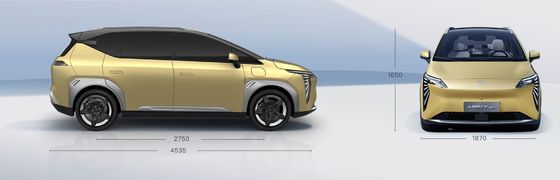 AION Y Plus عالية السرعة صديقة للبيئة للسيارات الكهربائية لمسافات طويلة 510 كم / 610 كم