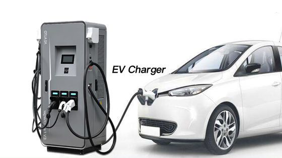 IP55 معدات إمداد المركبات الكهربائية 160KW DC محطات شحن EV ذات المدخلات المزدوجة