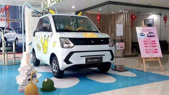 Dongfeng FENGON Mini Electric Cars 3 Door 4 Seats 100km / H Electric SUV Car