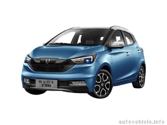 100km / h سريع السرعة سيارة كهربائية JMC EV3 الطاقة الجديدة EV سيارة سيدان 302km NEDC