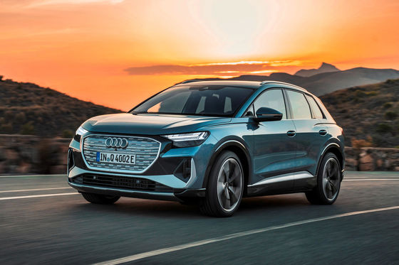 سيارات كهربائية كبيرة 160 كم / ساعة Audi Q4 E-Tron 5 مقاعد 5 أبواب سيارة كهربائية