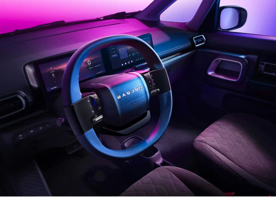 سيارات الدفع الرباعي الكهربائية الصغيرة للبالغين من السيارات Baojun Kiwi عالية السرعة طاقة جديدة 105 كم / ساعة