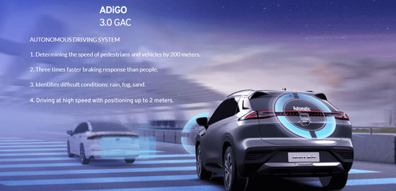 110km / H GAC AION Electric Car 5 Doors 5 Seater Sedan Car Lithium Ion Battery