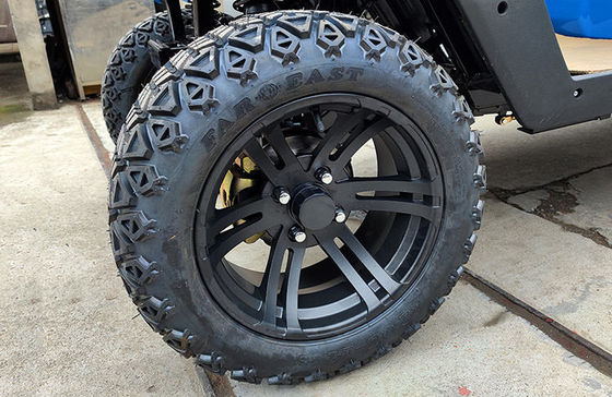 عربة جولف 6 مقاعد صغيرة على الطرق الوعرة ونادي الجولف 480 كجم السرعة القصوى 50 كم / ساعة 4 Wheel Drive