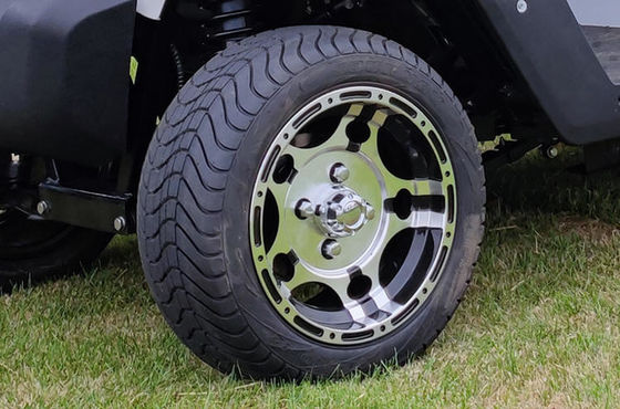 30km / H - 50km / h 4 Wheel Electric Golf Cart بطارية ليثيوم 6 Seater Golf Buggy