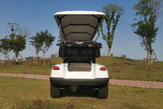 30km / H - 50km / h 4 Wheel Electric Golf Cart بطارية ليثيوم 6 Seater Golf Buggy