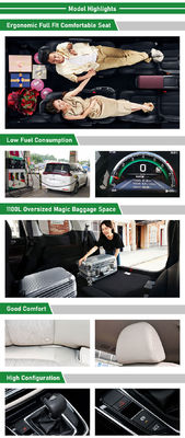 4 Wheel Drive Compact Electric MPV 7 Seater GAC Trumpchi M6270T Manual Elite Edition