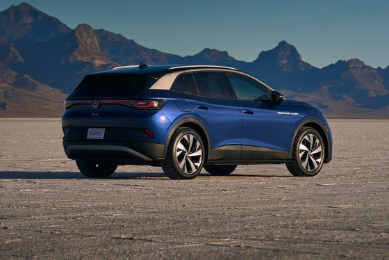 VW ID 4X 4 Wheel Drive Electric Cars 160km / H Compact EV Luxury SUV 310NM Torque