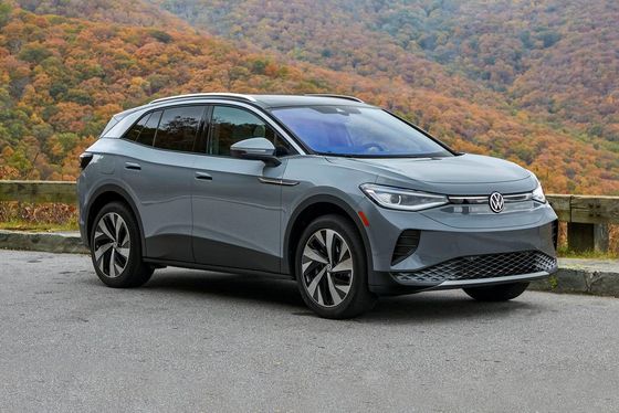 VW ID 4X 4 Wheel Drive Electric Cars 160km / H Compact EV Luxury SUV 310NM Torque