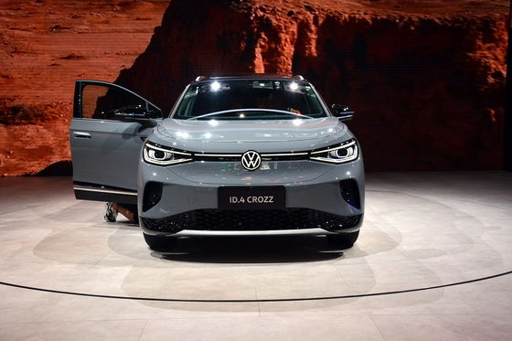 600Km شحن سريع للسيارات الكهربائية SUV Vw ID.4 CROZZ Electric City Cars