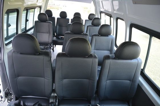 حافلة مريحة تعمل بالبنزين مع 15 مقعد RHD بسرعة 130 كم / ساعة