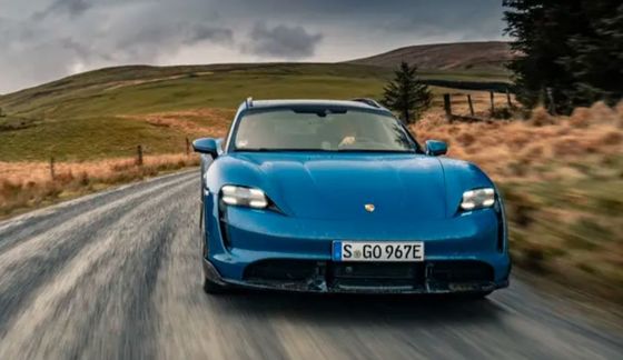 السيارة الكهربائية السريعة الأكثر اكتمالاً - بورش تايكان كروس توريزومو سرعة قصوى 220 كم/ساعة سيارة طاقة جديدة