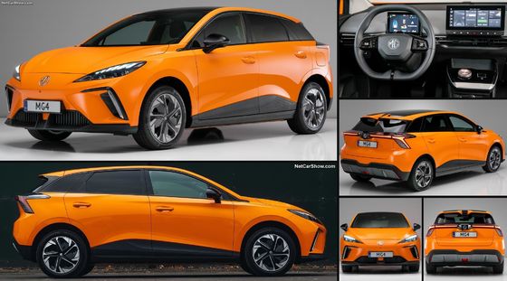 الطاقة الجديدة 2024 السيارة الكهربائية النقية الأكثر سخونة MG4 EV مع 250N.m عزم الدوران ماكس. 986l مساحة صندوق كبيرة جدا