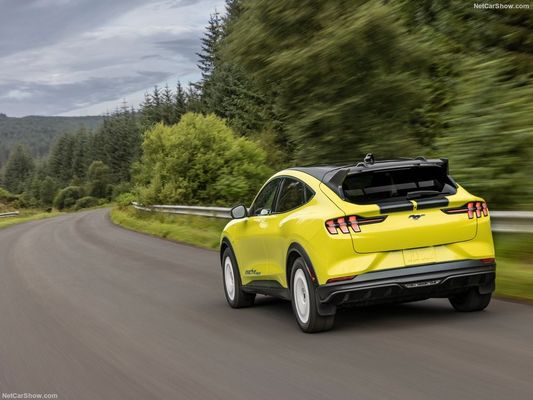 تعليق رالي فريد، سيارة عائلية خارج شعور السباق في فورد موستانج ماخ-إي رالي (2024) 480 حصان