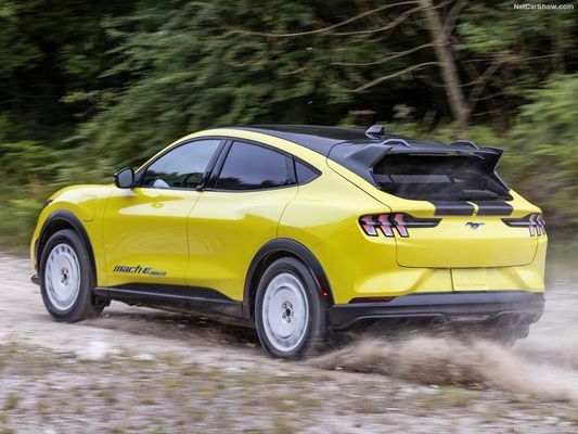 تعليق رالي فريد، سيارة عائلية خارج شعور السباق في فورد موستانج ماخ-إي رالي (2024) 480 حصان