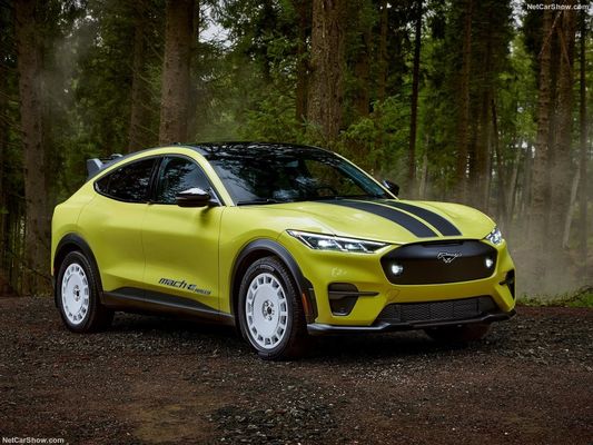 تعليق رالي فريد، سيارة عائلية خارج شعور السباق في فورد موستانج ماخ-إي رالي (2024) 480 حصان