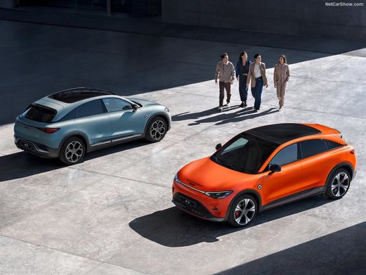 سيارة الطاقة الجديدة الذكية 3 5 أبواب / 5 مقاعد سيارات SUV صغيرة 580 كم مع 0.5 ساعة بطارية شحن سريع