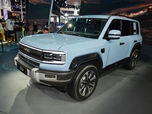 سيارة الهجينة الفاخرة خارج الطريق سيارة BYD فورمولا ليوبارد 5 5 أبواب / 5 مقاعد SUV NEDC نطاق 1200km