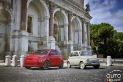 2024 FIAT 500e FWD سيارات كهربائية مصغرة بطارية 42 كيلوواط مع سرعة قصوى 94 ميل في الساعة