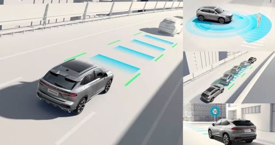 2023 أفضل مبيعات للسيارات الكهربائية الصينية ذات الأبواب الخمسة والمقاعد الخمسة 500 كيلومتر مدى القيادة Roewe ERX 5 SUV سيارة هجينة @سرعة قصوى 200 كم / ساعة