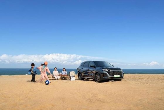 أحدث سيارات PHEV SERES عالية الأداء متوسطة الحجم 7 مقاعد وصلة في سيارات SUV هجينة SERES LANDIAN E5