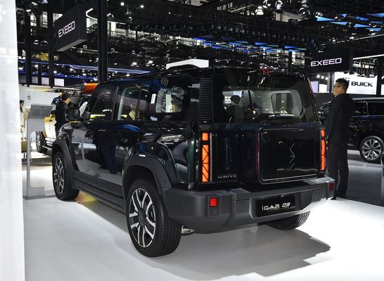 مبيعات مسبقة للسيارة الرياضية الكهربائية Trendy Box Tough Vision At Chery Icar 03 401- 501km Range & Single/dual motor متوفرة