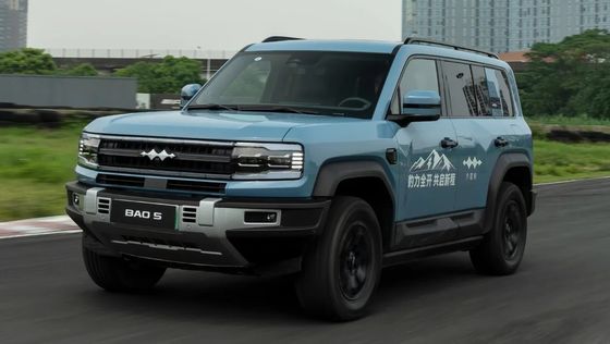 أحدث سيارة تم إطلاقها من بي آي دي ليوبارد فانغتشينغ باو 5 2024 PHEV سيارة كهربائية 4.8s 0-100km/h تسريع 125km CLTC سيارة كهربائية جديدة