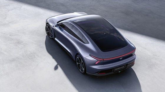 مبيعات مسبقة Geely& Baidu العلامة التجارية المشتركة Jiyue07 سيارة كهربائية نقية بمحرك 200kw/271P.s قوة محرك 2WD محرك القيادة 4 باب/5 مقاعد