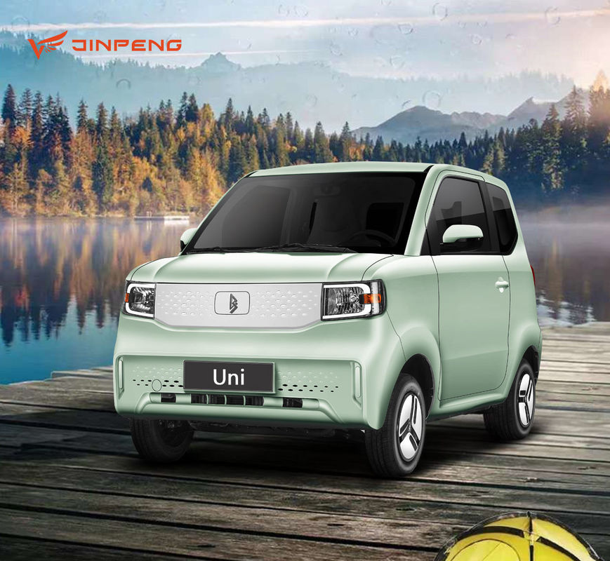 Jinpeng Mini EV Cars ببابين سيارة كهربائية بأربع عجلات عالية السرعة 100 كم / ساعة
