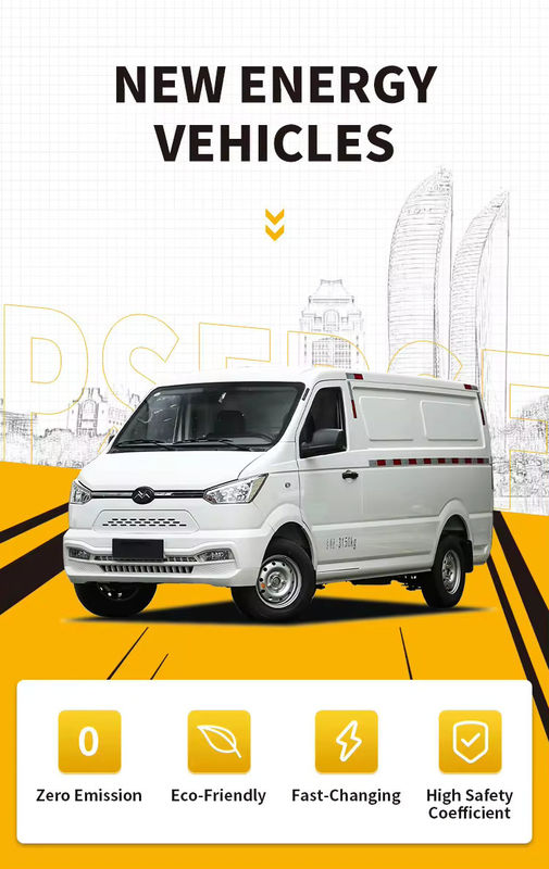 2024 سيارة فان جديدة كهربائية سيارات طاقة جديدة كاروس الكهربائية شحن ميني فان جديدة غونو شوايلنج 260 كم 60 كيلوواط