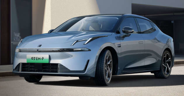 سيارة هجينة جديدة قوية LYNK&CO 07 EM-P مع 163 حصان و 255 Nm من عزم الدوران و 160kw محرك و 3 سرعة DHT علبة التروس